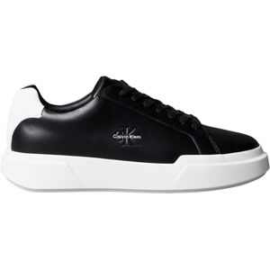 Calvin Herren Cupsole Sneaker Chunky Laceup aus Leder, Schwarz (Black/Bright White), 46 Calvin Herren Cupsole Sneaker Chunky Laceup aus Leder, Schwarz (Black/Bright White), 46