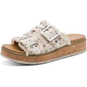 MARCO TOZZI Damen Sandale weiches Feel Me Fußbett Vegan weiches Innenfutter Modisch, beige (Dune Jeans), 39 EU MARCO TOZZI Damen Sandale weiches Feel Me Fußbett Vegan weiches Innenfutter Modisch, beige (Dune Jeans), 39 EU