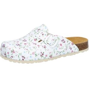 Lico Damen Bioline Clog Print Pantoletten, Weiss Bunt, 41 EU Lico Damen Bioline Clog Print Pantoletten, Weiss Bunt, 41 EU