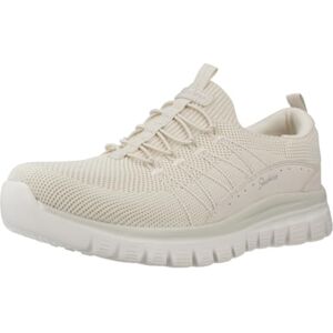 Skechers Damen, Off White Knit Duraleather, 39 EU Skechers Damen, Off White Knit Duraleather, 39 EU