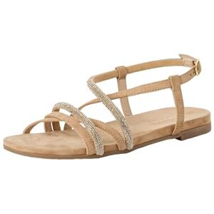 Tamaris Damen Sandalette flach, beige, 38 EU Tamaris Damen Sandalette flach, beige, 38 EU