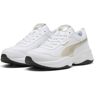 Puma Damen Cilia Mode Metallic Whisper Sneakers 39, White Gold Black Puma Damen Cilia Mode Metallic Whisper Sneakers 39, White Gold Black