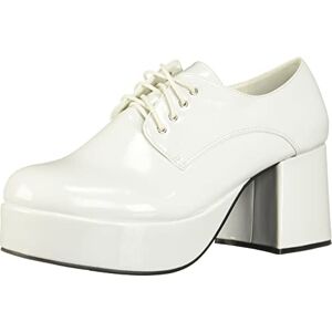 Ellie Shoes Herren Men's Platform Plattform, Weiss/opulenter Garten, X-Large Ellie Shoes Herren Men's Platform Plattform, Weiss/opulenter Garten, X-Large