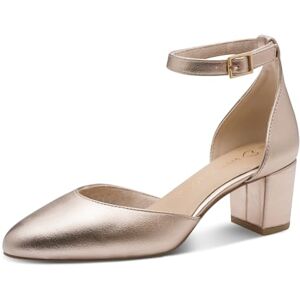 MARCO TOZZI Damen Pumps weiches Feel Me Fußbett weiches Innenfutter Vegan Trendy, metallic (Platinum), 39 EU MARCO TOZZI Damen Pumps weiches Feel Me Fußbett weiches Innenfutter Vegan Trendy, metallic (Platinum), 39 EU