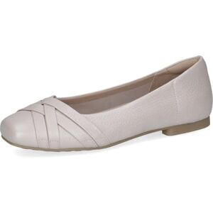 CAPRICE Damen Ballerinas aus Leder, Weiß (Pearl PERL DEE), 37 CAPRICE Damen Ballerinas aus Leder, Weiß (Pearl PERL DEE), 37