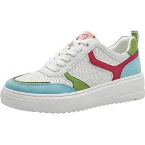 MARCO TOZZI Damen Sneaker flach mit Schnürsenkeln Freizeit, Weiß (White Comb), 40 EU MARCO TOZZI Damen Sneaker flach mit Schnürsenkeln Freizeit, Weiß (White Comb), 40 EU