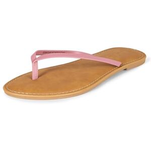 Amazon Essentials Damen Zehensandale, Staubrosé, 44.5 EU Weit Amazon Essentials Damen Zehensandale, Staubrosé, 44.5 EU Weit