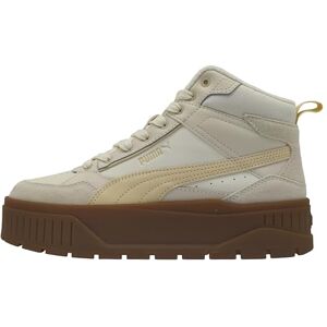 Puma Karmen II Idol Mid WTR-Sneaker für Damen, Mattiertes elfenbeinfarbenes Segeltuch, 37.5 EU Puma Karmen II Idol Mid WTR-Sneaker für Damen, Mattiertes elfenbeinfarbenes Segeltuch, 37.5 EU