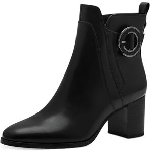 MARCO TOZZI Damen Stiefeletten mit Absatz Vegan mit Reißverschluss, Schwarz (Black), 41 EU MARCO TOZZI Damen Stiefeletten mit Absatz Vegan mit Reißverschluss, Schwarz (Black), 41 EU
