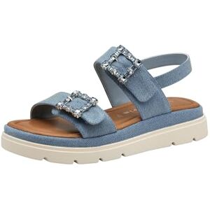 Tamaris Sandalette Damen Bequem blau,EU 40 Tamaris Sandalette Damen Bequem blau,EU 40