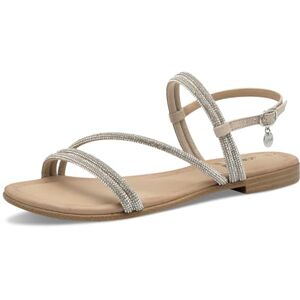 s.Oliver Damen Sandalen flach mit verstellbarem Riemchen Leicht, Beige (Nude), 40 EU s.Oliver Damen Sandalen flach mit verstellbarem Riemchen Leicht, Beige (Nude), 40 EU