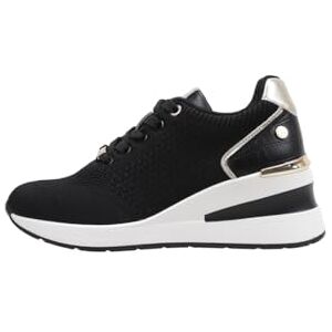 XTI Sportschuhe Sneaker Damen Schwarz Bequeme und vielseitige Schuhe Casual Mode Modell 14372102 (Größe 42) XTI Sportschuhe Sneaker Damen Schwarz Bequeme und vielseitige Schuhe Casual Mode Modell 14372102 (Größe 42)