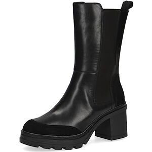 CAPRICE Damen Stiefeletten mit Absatz Airmotion aus Leder Blockabsatz Weite G, Schwarz (Black Comb I), 40 EU CAPRICE Damen Stiefeletten mit Absatz Airmotion aus Leder Blockabsatz Weite G, Schwarz (Black Comb I), 40 EU