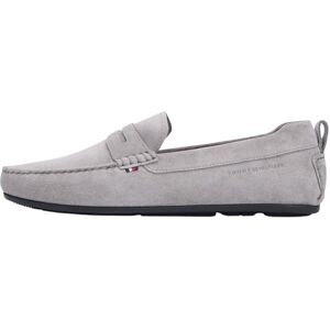 Tommy Hilfiger Herren Driver Schuhe Core aus Veloursleder, Grau (Universal Grey), 45 Tommy Hilfiger Herren Driver Schuhe Core aus Veloursleder, Grau (Universal Grey), 45