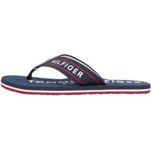 Tommy Hilfiger Herren Flip Flops Sporty Beach mit Gurtband-Riemen, Blau (Desert Sky), 39 Tommy Hilfiger Herren Flip Flops Sporty Beach mit Gurtband-Riemen, Blau (Desert Sky), 39