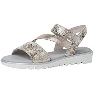 Jana Softline Damen 8-8-28663-20 Sandale, Grey/Flower, 38 EU Jana Softline Damen 8-8-28663-20 Sandale, Grey/Flower, 38 EU