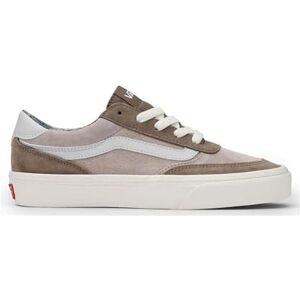 Vans Herren Brooklyn Suede Sneaker, Schwarz/Weiß, Warm Taupe, 36 EU Vans Herren Brooklyn Suede Sneaker, Schwarz/Weiß, Warm Taupe, 36 EU