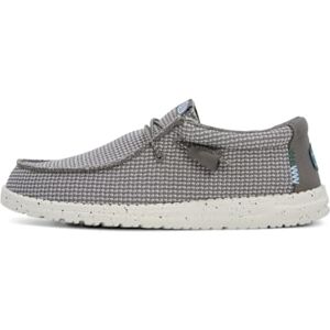 HEYDUDE Wally Sport Mesh Mens Shoes Grey Size EU 40 HEYDUDE Wally Sport Mesh Mens Shoes Grey Size EU 40