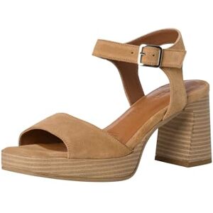 Tamaris Damen Sandalen mit Absatz Leder Blockabsatz Sommer; TAN SUEDE/braun; 37 EU Tamaris Damen Sandalen mit Absatz Leder Blockabsatz Sommer; TAN SUEDE/braun; 37 EU