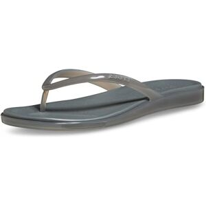 Crocs Miami Jelly Damen-Flip, runde Zehenpartie, Carbon-Gelee, Größe 40 Crocs Miami Jelly Damen-Flip, runde Zehenpartie, Carbon-Gelee, Größe 40