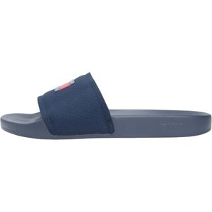 Tommy Jeans Herren Badeschuhe Pool Slide mit Logo, Blau (Dark Night Navy), 40 Tommy Jeans Herren Badeschuhe Pool Slide mit Logo, Blau (Dark Night Navy), 40