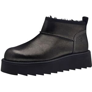 Tamaris Damen Warmfutter Stiefel Leder Wechselfußbett; PEWTER, EU 37 Tamaris Damen Warmfutter Stiefel Leder Wechselfußbett; PEWTER, EU 37