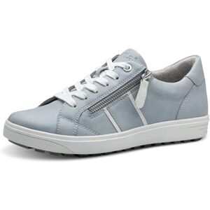 Jana Damen Sneaker flach zum Schnüren mit Reißverschluss, Blau (Himmelblau), 37 EU Jana Damen Sneaker flach zum Schnüren mit Reißverschluss, Blau (Himmelblau), 37 EU