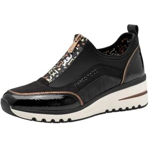 MARCO TOZZI Damen Slip On Sneaker mit Reißverschluss Freizeit, Mehrfarbig (Black/Copper), 40 EU MARCO TOZZI Damen Slip On Sneaker mit Reißverschluss Freizeit, Mehrfarbig (Black/Copper), 40 EU