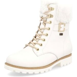 Remonte Damen Combat Boots D8481, Frauen Stiefeletten,lose Einlage,wasserabweisend,TEX,Winterstiefel,Winterschuhe,gefüttert,Weiss (80),41 EU Remonte Damen Combat Boots D8481, Frauen Stiefeletten,lose Einlage,wasserabweisend,TEX,Winterstiefel,Winterschuhe,gefüttert,Weiss (80),41 EU