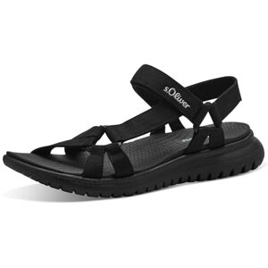 s.Oliver Damen Sandalen flach mit dicker Sohle Bequem, Schwarz (Black), 38 EU s.Oliver Damen Sandalen flach mit dicker Sohle Bequem, Schwarz (Black), 38 EU