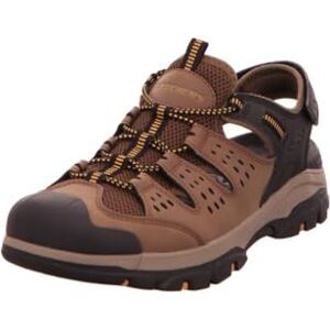 Skechers Herren Tresmen Menard-Sandalen, Braunes schwarzes Synthetik-Mesh, 44 EU Skechers Herren Tresmen Menard-Sandalen, Braunes schwarzes Synthetik-Mesh, 44 EU