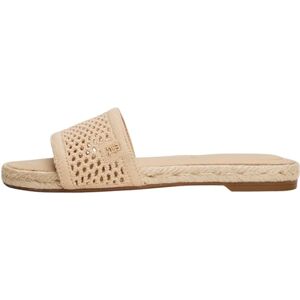 Tommy Hilfiger Damen Sandalen Knit Mesh Espadrille mit Mesh, Beige (Clayed Pebble), 38 Tommy Hilfiger Damen Sandalen Knit Mesh Espadrille mit Mesh, Beige (Clayed Pebble), 38
