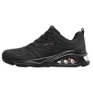 Skechers Damen Tres-Air UNO Ah-Mazing Sneaker, Black Durasuede/Textile, 37 EU Skechers Damen Tres-Air UNO Ah-Mazing Sneaker, Black Durasuede/Textile, 37 EU
