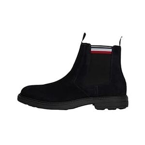 Tommy Hilfiger Herren Chelsea Boots aus Wildleder, Blau (Desert Sky), 46 Tommy Hilfiger Herren Chelsea Boots aus Wildleder, Blau (Desert Sky), 46