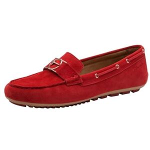 Tamaris Damen Moccassin flach Leder, rot, 37 EU Tamaris Damen Moccassin flach Leder, rot, 37 EU
