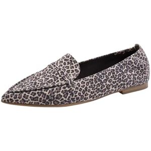 Tamaris Damen Loafer flach Leder, braun, 38 EU Tamaris Damen Loafer flach Leder, braun, 38 EU