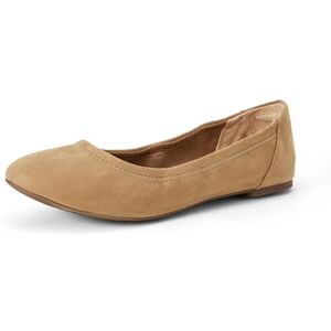 Amazon Essentials Belice Ballerinas für Damen, Hellbraunes Microsuede, 35 EU Amazon Essentials Belice Ballerinas für Damen, Hellbraunes Microsuede, 35 EU