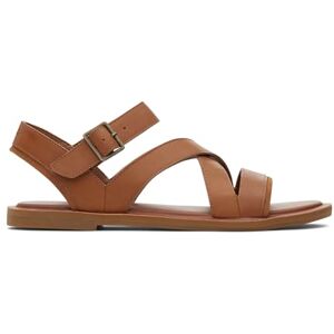 TOMS SloaneFlat Damen-Sandalen, Hellbraunes Wildleder, 39 EU TOMS SloaneFlat Damen-Sandalen, Hellbraunes Wildleder, 39 EU