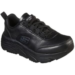 Skechers Damen Work Max Cushioning Elite Sr KajusHealth Care Professioneller Schuh, Schwarzes Leder-Kunstleder, 39.5 EU Skechers Damen Work Max Cushioning Elite Sr KajusHealth Care Professioneller Schuh, Schwarzes Leder-Kunstleder, 39.5 EU