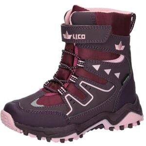 Lico Unisex Kinder Raseborg Vs Winterstiefel, Bordeaux Rosa, 32 EU Lico Unisex Kinder Raseborg Vs Winterstiefel, Bordeaux Rosa, 32 EU