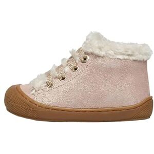 Naturino Lauflernschuhe aus Veloursleder und Wolle, Rosa 20 Naturino Lauflernschuhe aus Veloursleder und Wolle, Rosa 20