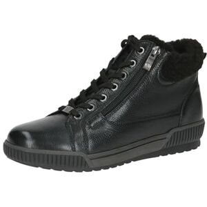 CAPRICE Damen Sneaker hoch mit Fütterung mit Reißverschluss Wasserabweisend, Schwarz (Black Nappa), 38 EU CAPRICE Damen Sneaker hoch mit Fütterung mit Reißverschluss Wasserabweisend, Schwarz (Black Nappa), 38 EU