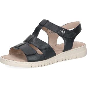 CAPRICE Damen Keilsandale aus Leder, Blau (OCEAN NAPPA), 41 CAPRICE Damen Keilsandale aus Leder, Blau (OCEAN NAPPA), 41