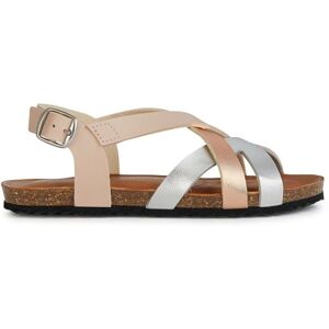 Geox JUNIOR J SANDAL CHILENE GIR SANDALS DK ROSE/SILVER 27_EU Geox JUNIOR J SANDAL CHILENE GIR SANDALS DK ROSE/SILVER 27_EU