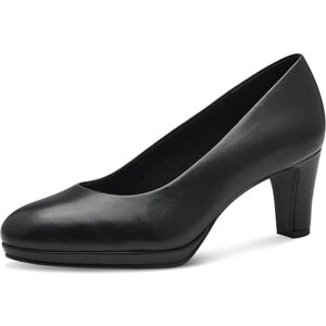 MARCO TOZZI Damen Pumps aus Leder Elegant, Schwarz (Black), 40 EU MARCO TOZZI Damen Pumps aus Leder Elegant, Schwarz (Black), 40 EU