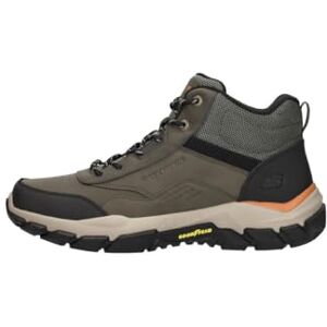 Skechers Santoro Hopkins Wanderstiefel für Herren, Olivfarbenes Leder-Synthetiknetz, 44 EU Skechers Santoro Hopkins Wanderstiefel für Herren, Olivfarbenes Leder-Synthetiknetz, 44 EU