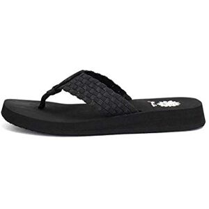 Yellow Box Damen Soleil Wedge Sandale, Schwarz metallic, 40.5 EU Yellow Box Damen Soleil Wedge Sandale, Schwarz metallic, 40.5 EU