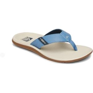 Reef Men's Santa Ana Flip-Flop, Oat/Blue/Gum, 10 Reef Men's Santa Ana Flip-Flop, Oat/Blue/Gum, 10