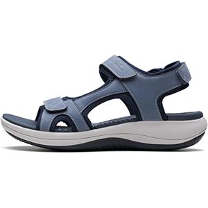 Clarks Damen Mira Bucht Flache Sandale, Denim Blue Textile, 40 EU Clarks Damen Mira Bucht Flache Sandale, Denim Blue Textile, 40 EU