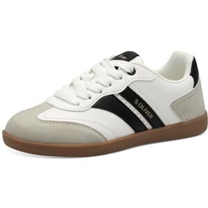 s.Oliver Mädchen Sneaker flach mit Schnürsenkeln Bequem, Weiß (White Comb.), 34 EU s.Oliver Mädchen Sneaker flach mit Schnürsenkeln Bequem, Weiß (White Comb.), 34 EU